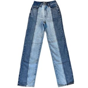 PACSUN 90’s boyfriend 2 Tone jeans size 24